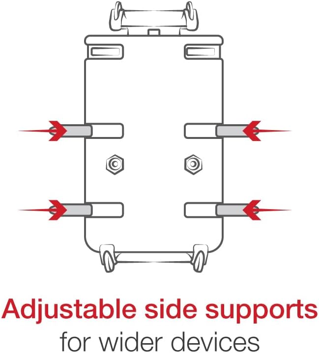 Ram Mounts UNPKD RAM Quick-Grip XL UNIVERSAL Holder W/Round, W126108971 (UNIVERSAL Holder W/Round MO
