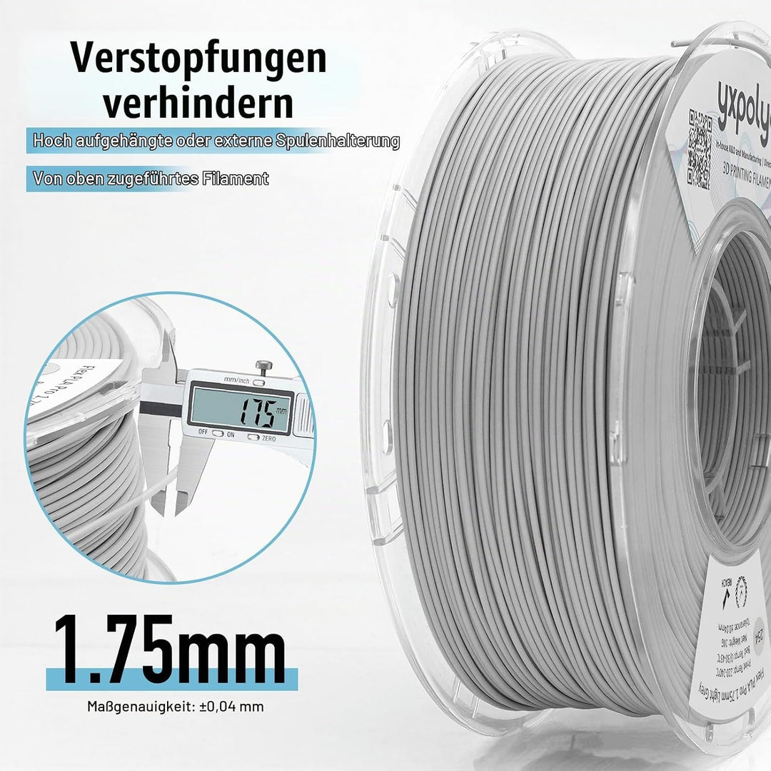 YXPOLYER Flexibles PLA Pro 3D-Drucker-Filament für Airless Basketball luftlose Basketbälle, Flex Sof