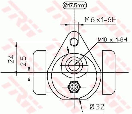 TRW GSK1648 Bremsbackensatz