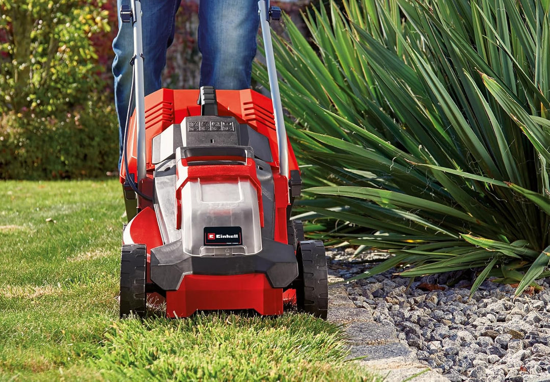 Einhell Akku-Rasenmäher GE-cm 18 Li Set Power X-Change (18 V, 30 cm Schnittbreite, bis 150 m², Brush