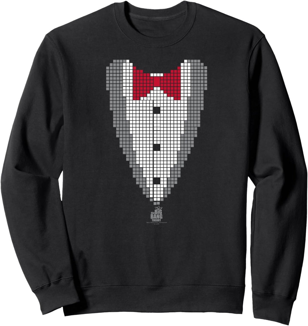 The Big Bang Theory Pixelated Tux Sweatshirt