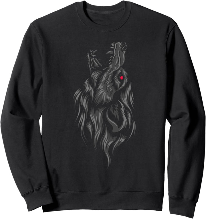 Wikinger Fenriswolf - Fenrir heult zu den Göttern Sweatshirt