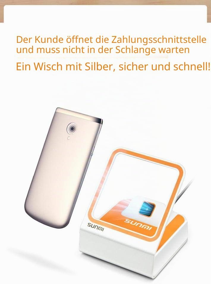 Sunmi BLINK 2D Barcode-Scanner Freisprecheinrichtung USB Barcode-Barcode-Leser für mobile Bezahlung