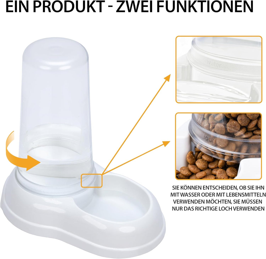 Ferplast Dispenser Food or Water for Large Dogs AZIMUT 5500 Pet Dispenser 5,5 Litres Feeder for Dry