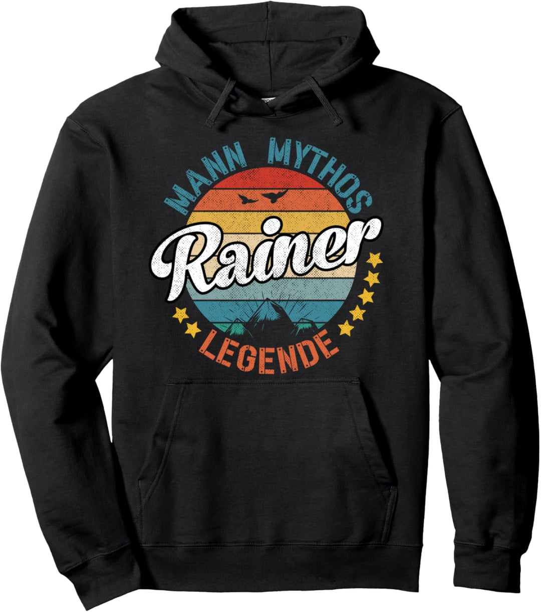 Retro Rainer Mann Mythos Legende Vintage Pullover Hoodie