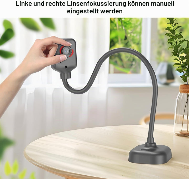 Dokumentenkamera für Lehrer und Klassenzimmer, USB-Webcam/Doc-Kamera, integriertes Mikrofon, Mac OS,