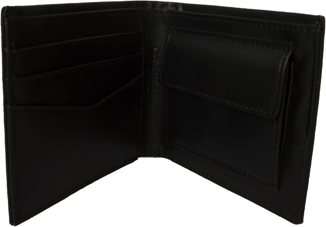 Calvin Klein CKJ Monogram Soft RFID Bifold W/Coin AOP Black