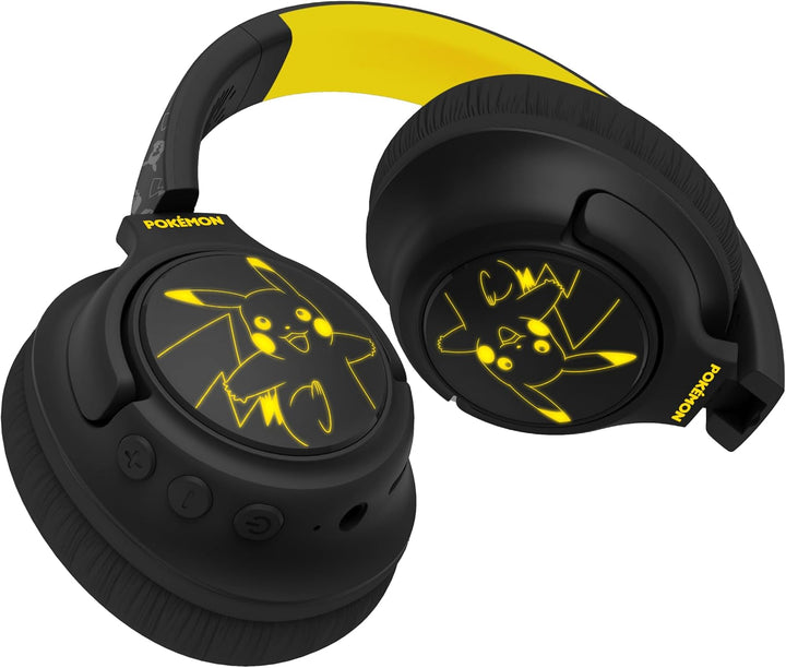 OTL Technologies Kabellose Kopfhörer Pokemon Pikachu faltbar mit LED-Licht