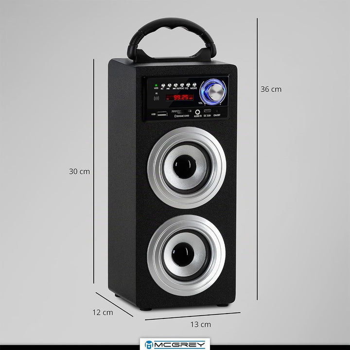 McGrey BS-20 Beachside Bluetooth Lautsprecher Silber, Highlights, Silber