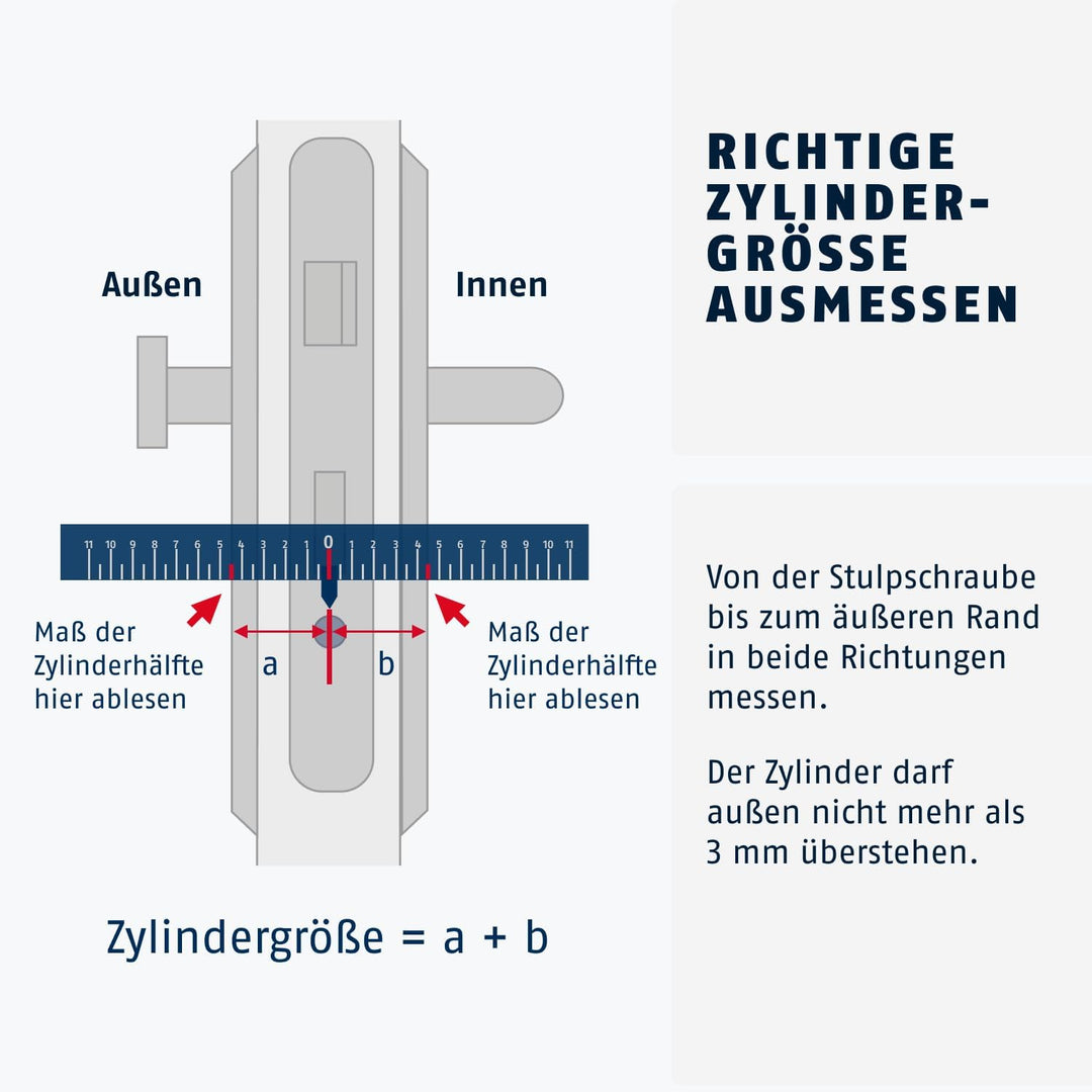 ABUS Profil-Zylinder D6XBL 40/40 mit Codekarte und 5 Schlüsseln - 96806 - schwarz Schwarz 40/40, Sch