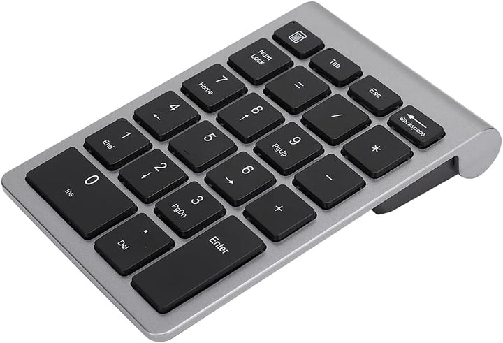 Cuifati Kabelloser Nummernblock mit 22 Tasten, USB-C-Ziffernblock für Laptop mit 2,4-G-USB-Empfänger