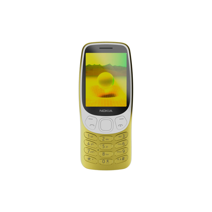 Nokia 3210 4G Dual SIM, Y2K Gold Gelb, Gelb