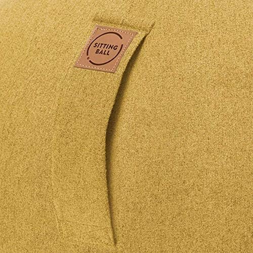 Sitzball Felt Filzimitat senf ca. 65cm Ø, Senf