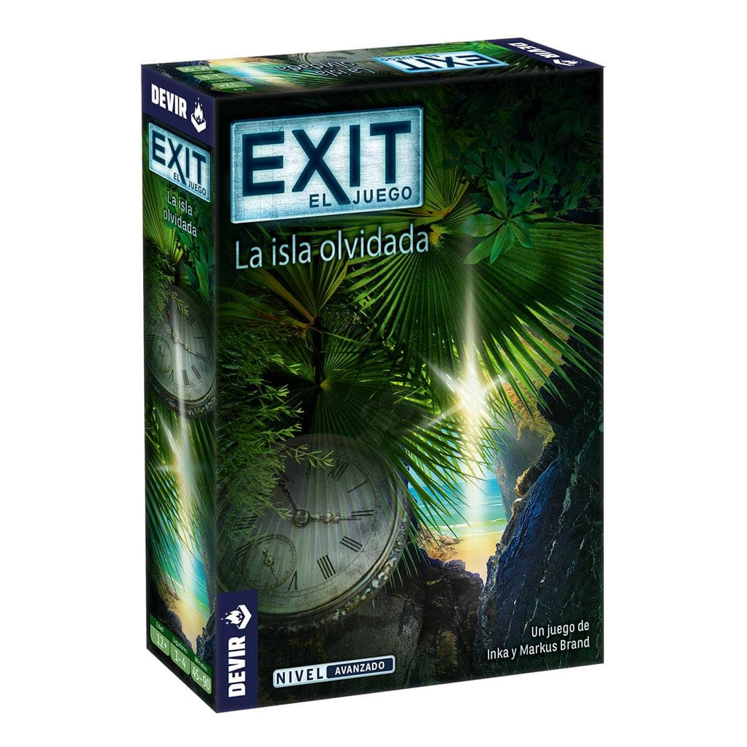 Devir Exit Escape-Room-Spiel, BGEXIT5, Sortiert, One Size Die vergessene Insel (spanische Ausgabe),