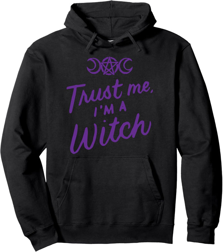 Vertrauen Sie Mir ich bin eine Hexe Schnelle Faul Halloween Pullover Hoodie
