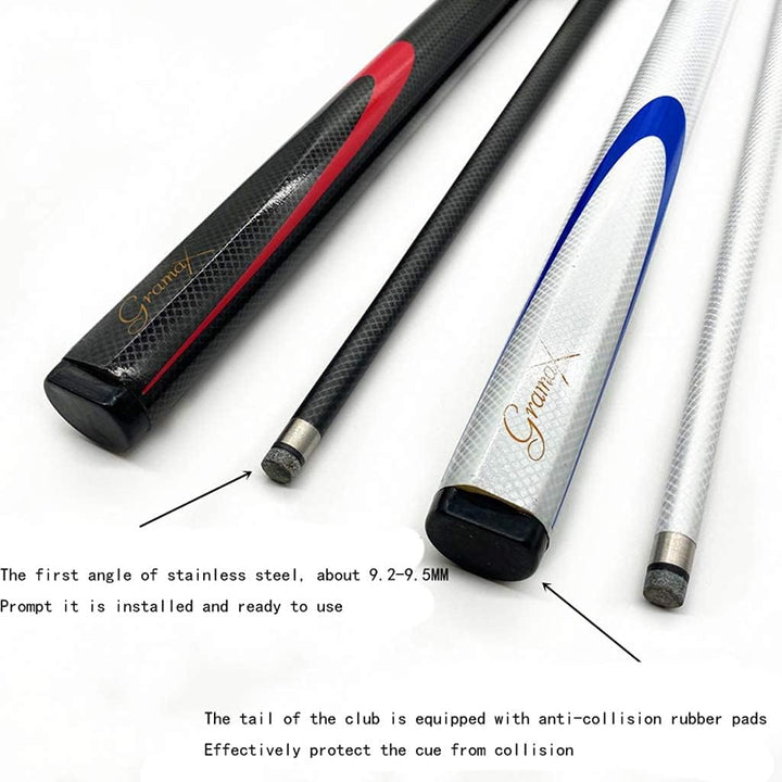 MENG Der Wear-Resistantmadebilliard-Pool-Cue 1/2 Abschnitt Handcraft Snooker-Cue, Kohlefaser-Pool-Cu