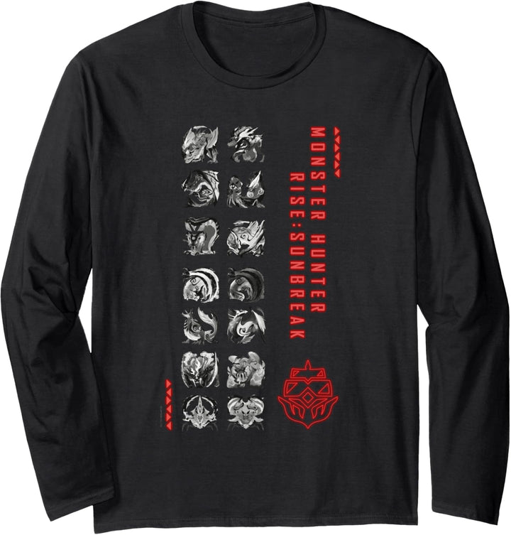 MONSTER HUNTER RISE：SUNBREAK GAMING DESIGN Langarmshirt