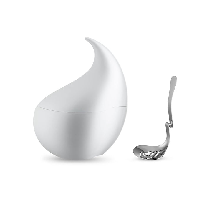 Alessi Nunziatella ESI23 SET - Designbehälter und Perforierte Pfanne für Mozzarella aus Thermoplasti