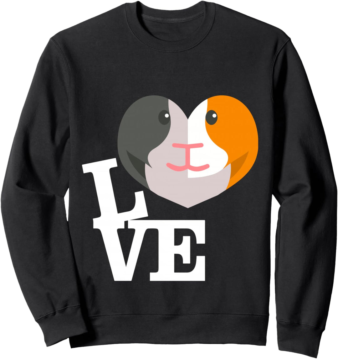 Ich liebe Meerschweinchen Sweatshirt