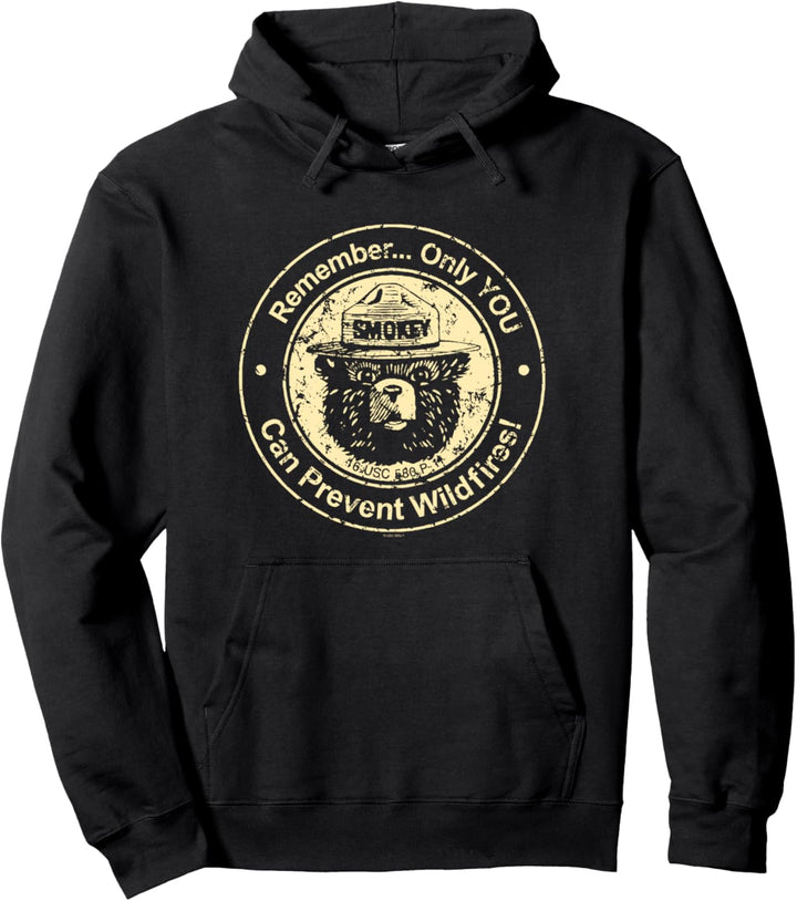 Smokey Bear Nur Sie können Waldbrände verhindern Pullover Hoodie