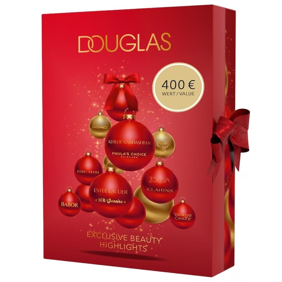 Douglas Adventskalender 2025-400 € Warenwert - PFLEGE, MAKE-UP &amp; DUFT Exclusive Beauty Highlights -