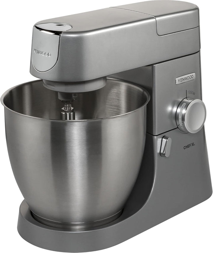 Kenwood Chef Knetmaschine Planetaria, Silber Rührmaschine + Mixer + Fleischwolf 6.7 grau Bundle mit