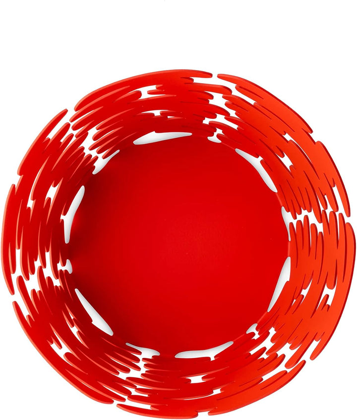 Alessi Barket runder Korb, Ø 21, rot Ø 21 Rot, Ø 21 Rot