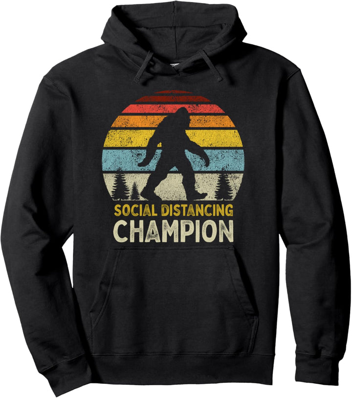 Social Distancing Champion Antisozialer Introvertierter Pullover Hoodie