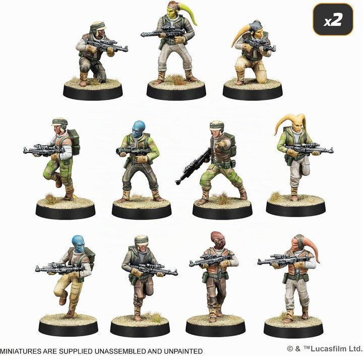 Asmodee, Star Wars: Legion – Rebel Alliance Starter Set (Rebellenallianz-Starterset), ATOMIC MASS GA