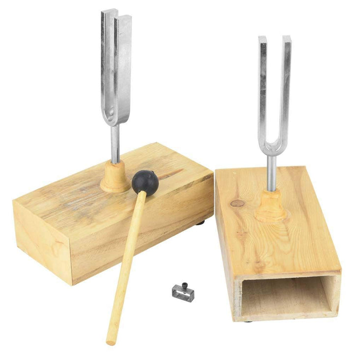 Stimmgabel mit Resonanzkasten, 440Hz Stimmgabel Virbration Experimental Instrument mit Holz Resonato