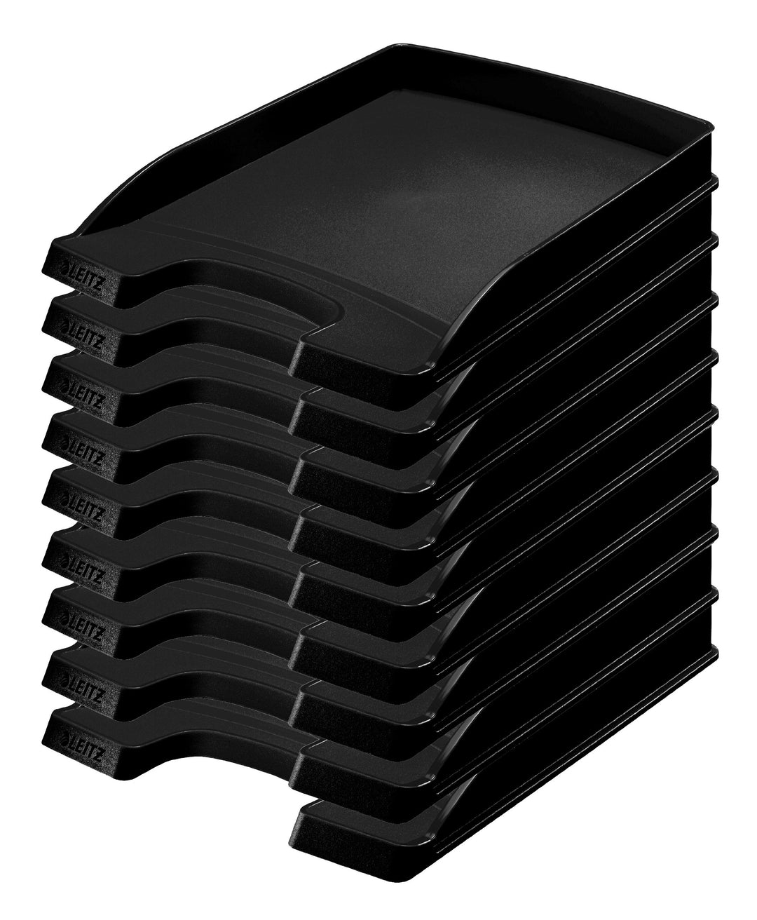Leitz Briefkorb Flach A4, 10er Pack, Ideal für die Ablage und Organisation von A4 Unterlagen, Stapel