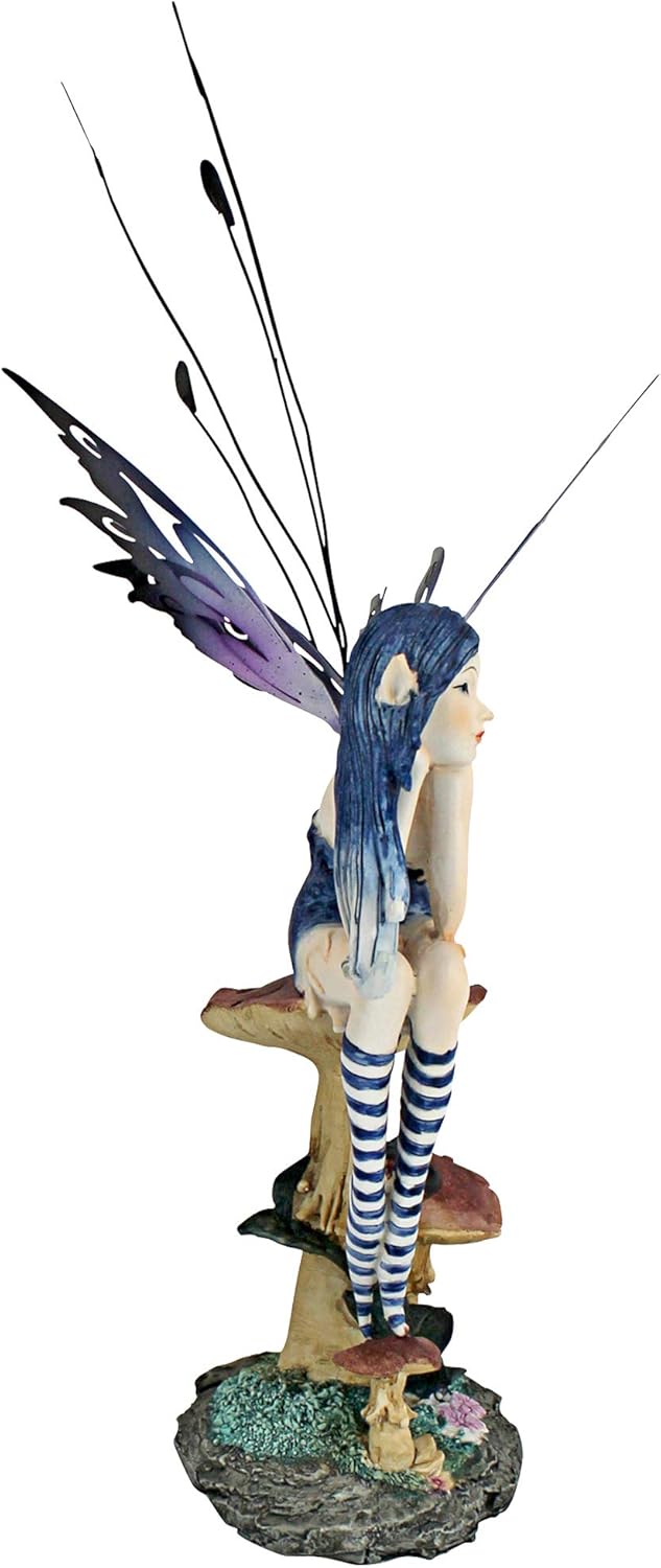 Design Toscano Sapphire, die Pepperwand-Fee, Figur, Sapphire