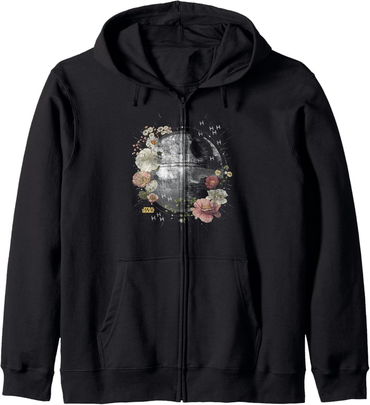 Star Wars Floral Death Star Kapuzenjacke