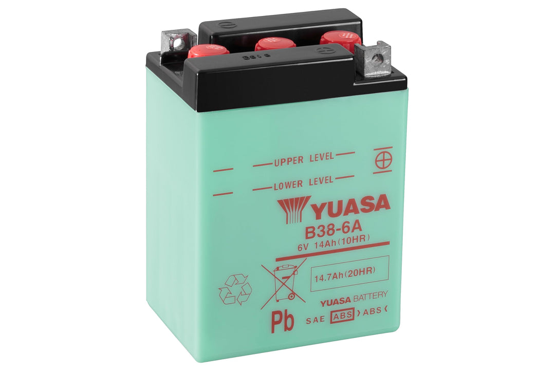 YUASA BATTERIE B38-6A offen ohne Saeure