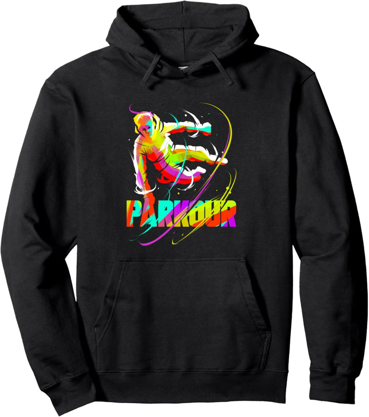 Parkour &amp; Freerun Colorful Vault Traceur Training Geschenk Pullover Hoodie