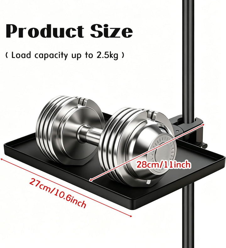 Microphone Stand Ablage, 27 x 28 x 3,5 cm Mikrofonständer Tablett Krabbenklemme Tisch Mikrofonstände