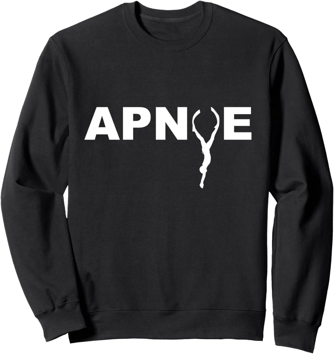 Apnoe Apnoetauchen Tauchausflug Sweatshirt