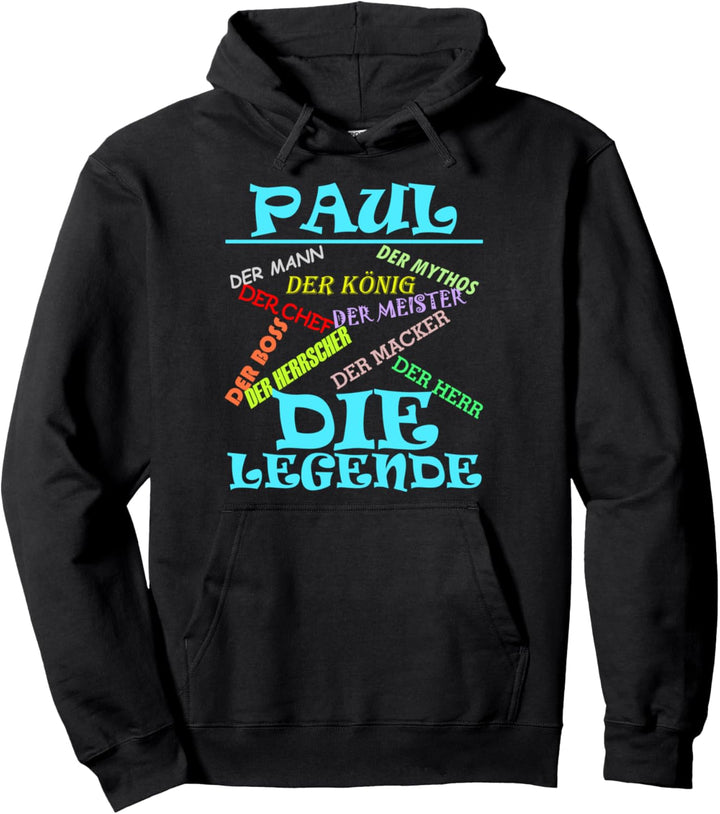 Lustiger Männer Name Vorname Paul mit Spruch zu Weihnachten Pullover Hoodie