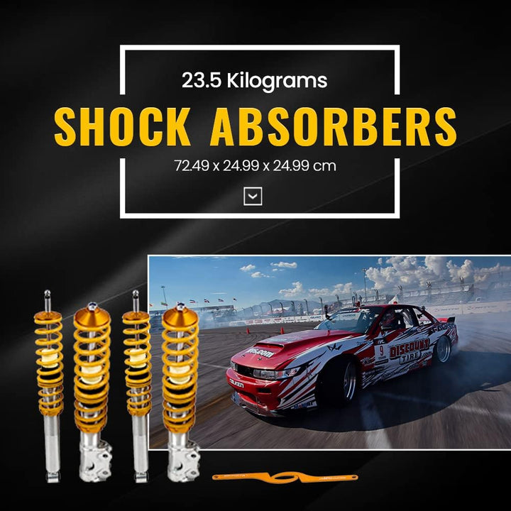 maXpeedingrods Gewindefahrwerk für Golf 2/3 Stossdämpfe Strebe Coilover Kit