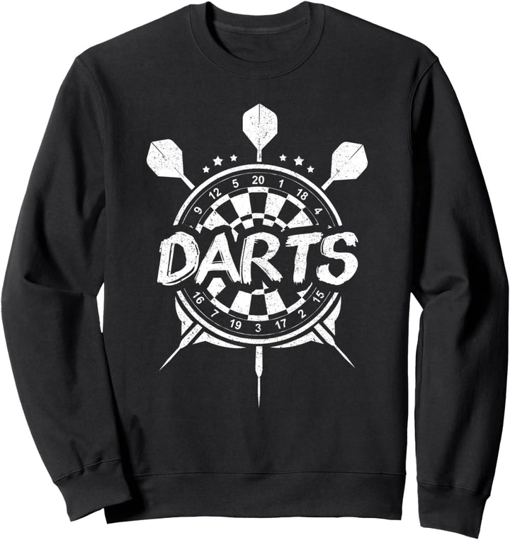 Darts Design Dartspieler Dartscheibe Dartpfeile Sweatshirt