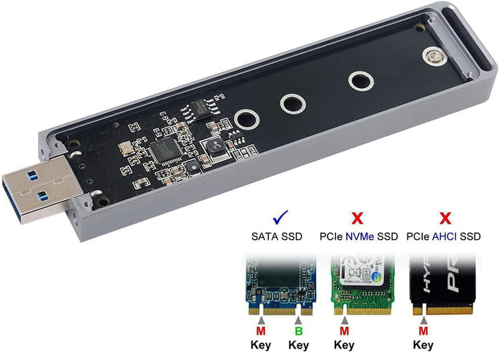 NFHK B/M-Key NGFF M2 SSD to USB 3.0 External PCBA Conveter Adapter Card Flash Disk Type USB3.0 to NV