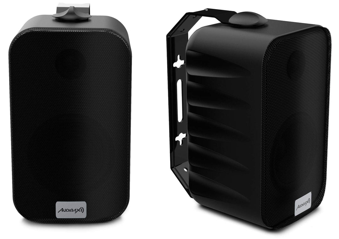 Audibax PR-42T Black Altavoces 4 Pulgadas 100V Instalación 2 Vías 75W Con soporte