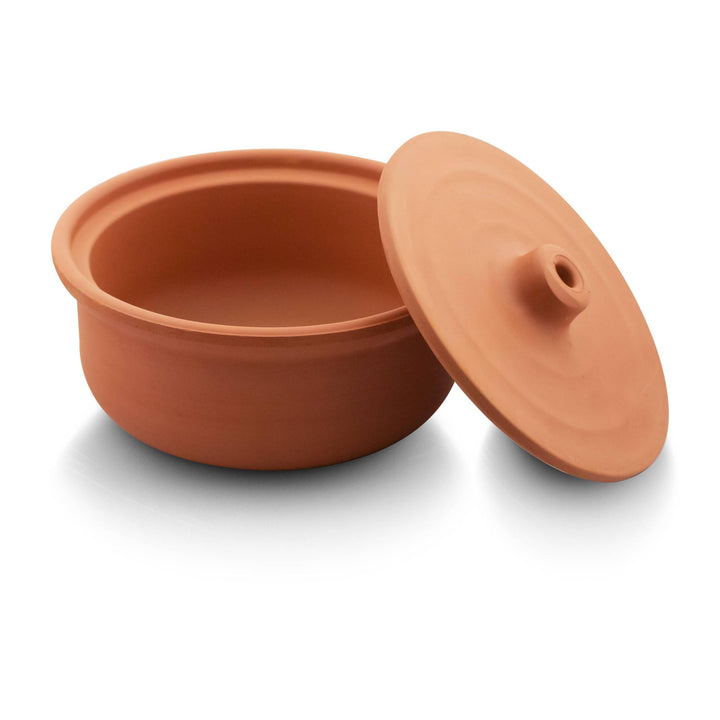 NORDIC SCHILLER Schmortopf 2500ml, 24x12cm, Terrakotta mit Glasierter Innenbeschichtung, Backofen-Mi