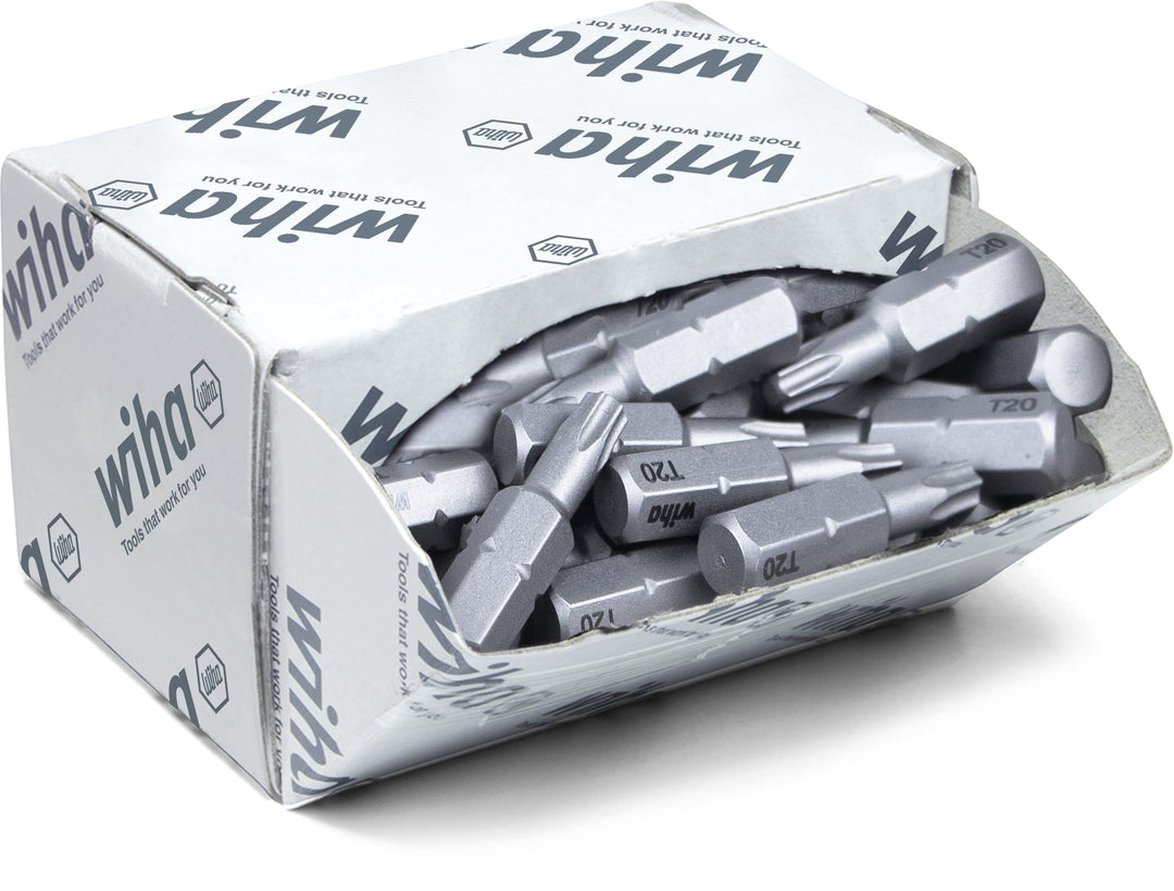 Wiha Bit Set Standard 25 mm TORX® (T20) 50-tlg. 1/4" in Grosspackung (08067)