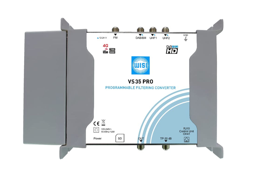 WISI VS 35 PRO, Programmierbarer Mehrbereichverstärker