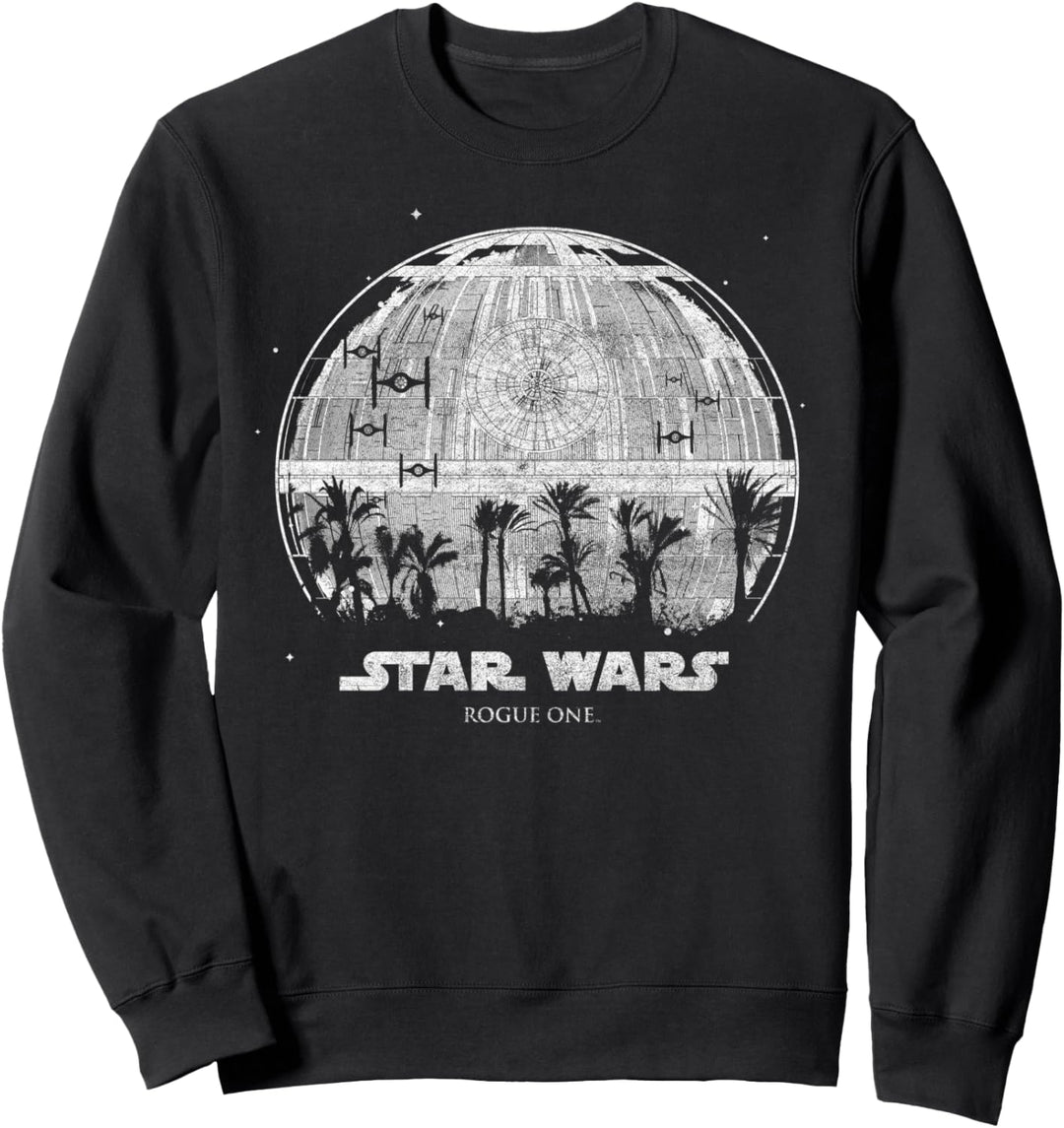 Star Wars Rogue One Palm Tree Death Star Sweatshirt