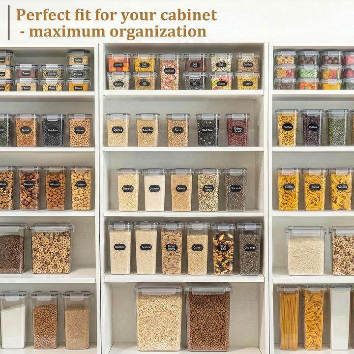 GoMaihe Vorratsdosen 16 Set, Aufbewahrungsbox Küche Luftdicht Behälter aus Plastik Mit Deckel, Vorra