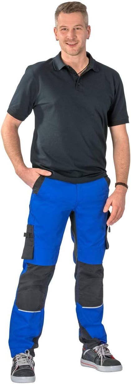 Planam Herren Cargo Norit Herren Bundhose 27 Kornblau/Schwarz, 27 Kornblau/Schwarz