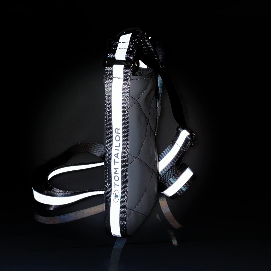 TOM TAILOR bags Mica Damen Handytasche Umhängetasche Klein Light Grey 13x3x18, Light Grey 13x3x18