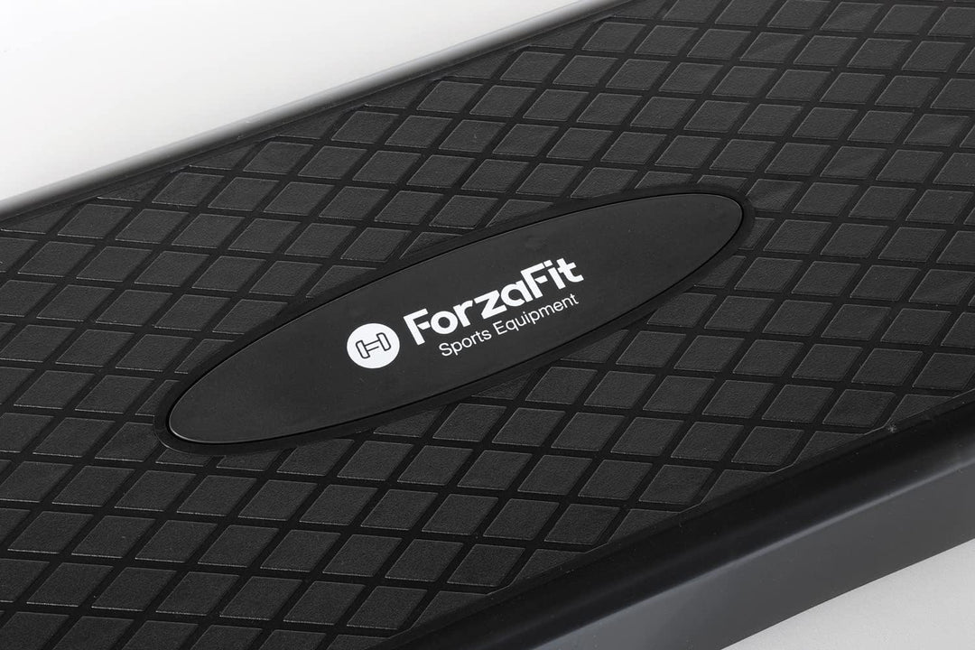 ForzaFit Aerobic Stepper - Verstellbar - Schwarz